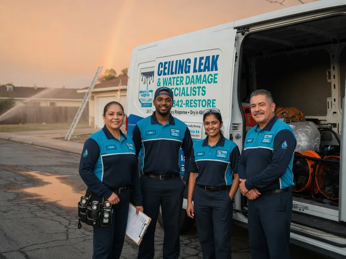 Ceiling Leak Cleanup company in Camp Wood, TX